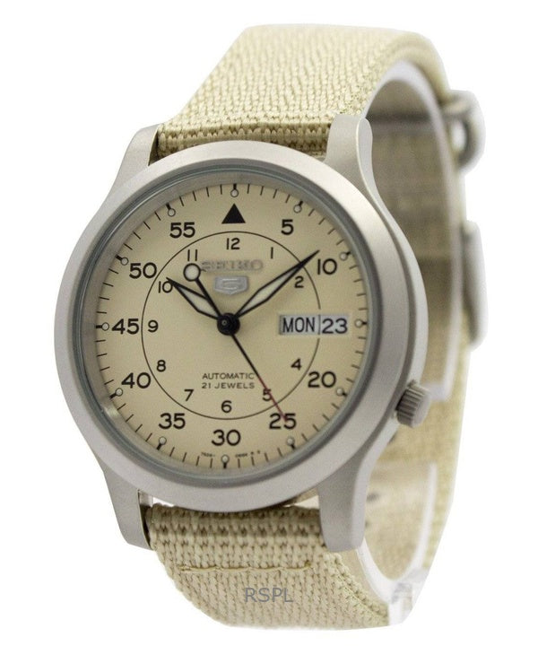 Kunnostettu Seiko 5 Military Nylon Ranneke automaattinen SNK803K2 Miesten kello