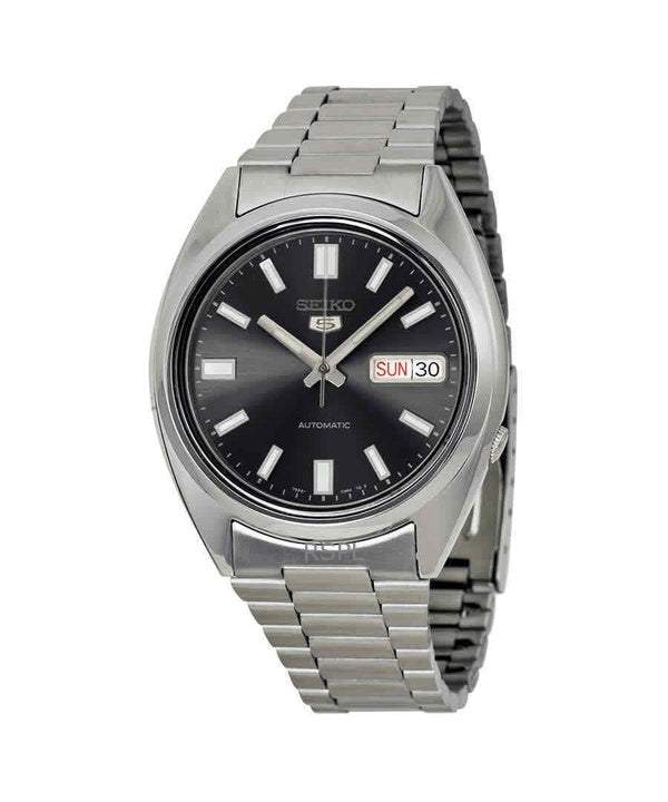 Kunnostettu Seiko 5 Black Dial automaattinen SNXS79K1 miesten kello