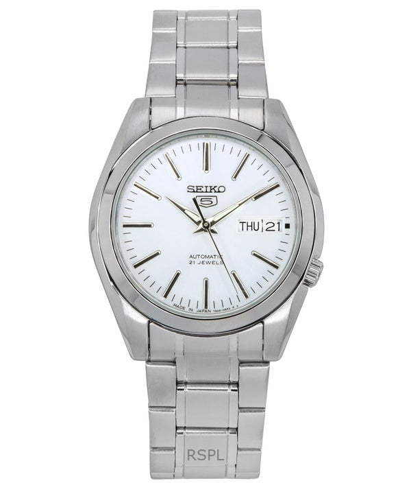 Kunnostettu Seiko 5 automaattinen 21 jalokivet Japanissa valmistettu SNKL41J1 miesten kello