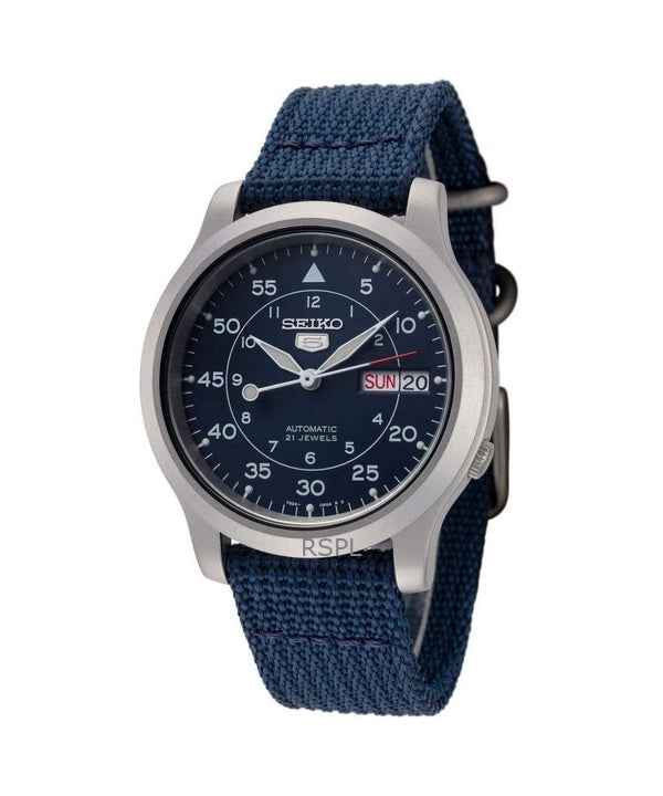 Kunnostettu Seiko 5 Military Nylon Ranneke automaattinen SNK807K2 Miesten kello