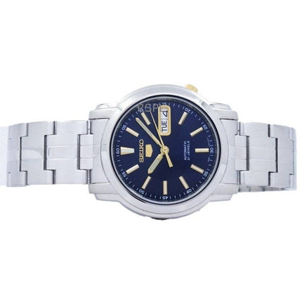 Kunnostettu Seiko 5 sininen kellotaulu automaattinen SNKL79K1 miesten kello