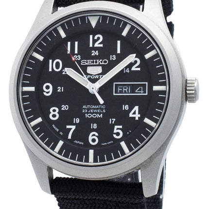 Kunnostettu Seiko 5 Sports SNZG15 SNZG15J1 SNZG15J automaattinen miesten kello