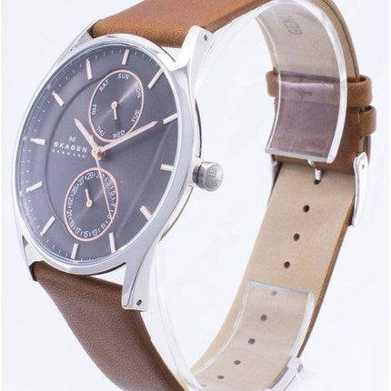 Kunnostettu Skagen Holst monitoiminen ruostumattomasta teräksestä valmistettu kvartsi SKW6086 miesten kello