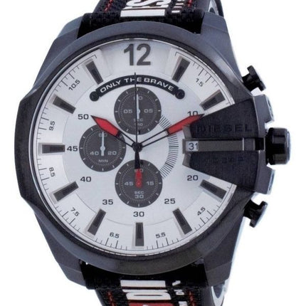 Kunnostettu Diesel Mega Chief Chronograph Nylon Quartz DZ4512 100M miesten kello