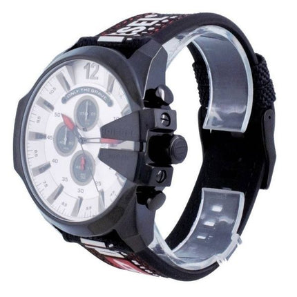 Kunnostettu Diesel Mega Chief Chronograph Nylon Quartz DZ4512 100M miesten kello