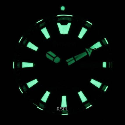 Kunnostettu Citizen Promaster Asia Fugu Limited Edition musta kellotaulu automaattinen sukeltaja NY0110-13E 200M miesten kello