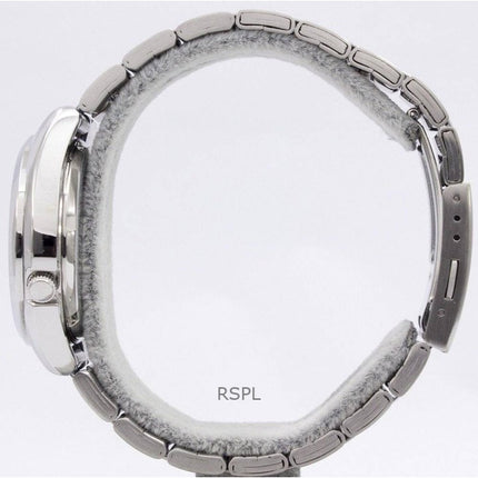 Kunnostettu Seiko 5 ruostumattomasta teräksestä valmistettu valkoinen kellotaulu SNKL41J1 miesten kello