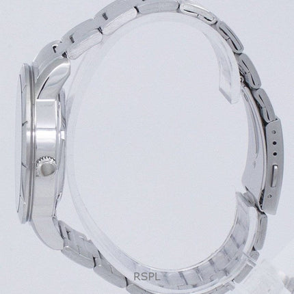 Kunnostettu Seiko 5 ruostumattomasta teräksestä valmistettu musta kellotaulu SNKN55J1 miesten kello