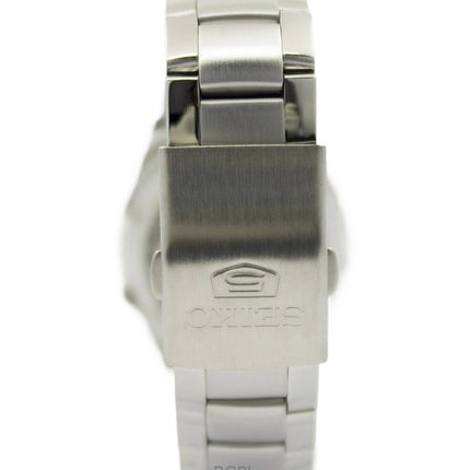 Kunnostettu Seiko 5 ruostumattomasta teräksestä valmistettu musta kellotaulu automaattinen SNK623K1 miesten kello