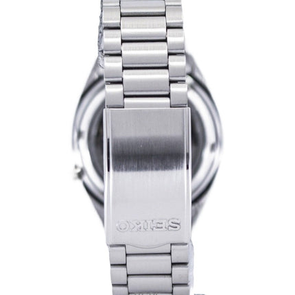 Kunnostettu Seiko 5 ruostumattomasta teräksestä valmistettu harmaa kellotaulu automaattinen 21 jalokivet SNXS75K1 miesten kello