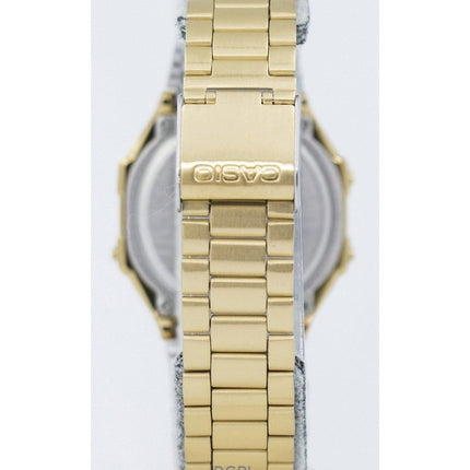 Kunnostettu Casio Digital Gold Tone ruostumaton teräs A168WG-9WDF Unisex kello
