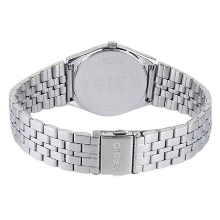 Kunnostettu Casio Standard Analoginen ruostumattomasta teräksestä valmistettu turkoosi kellotaulu kvartsi MTP-B145D-2A1 miesten kello