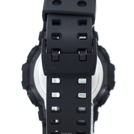 Kunnostettu Casio G-Shock analoginen digitaalinen hartsihihna, musta kellotaulu GA-700-1B 200M miesten kello