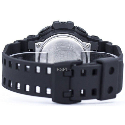 Kunnostettu Casio G-Shock analoginen digitaalinen hartsihihna, musta kellotaulu GA-700-1B 200M miesten kello