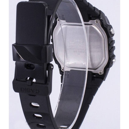 Kunnostettu Casio digitaalinen kronografihartsihihna kvartsi W-215H-1AVDF Unisex kello