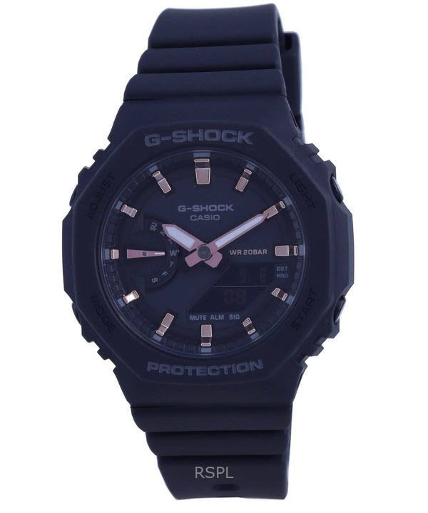 Kunnostettu Casio G-Shock analoginen digitaalinen musta kellotaulu kvartsi GMA-S2100-1A 200M naisten kello