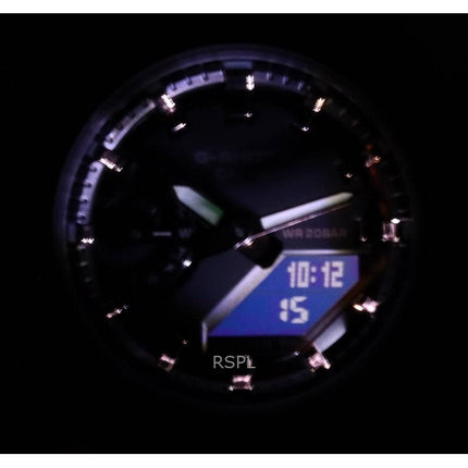 Kunnostettu Casio G-Shock analoginen digitaalinen musta kellotaulu kvartsi GMA-S2100-1A 200M naisten kello