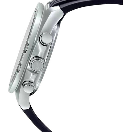 Kunnostettu Casio Edifice analoginen digitaalinen musta kellotaulu kvartsi ECB-10P-1A 100M miesten kello