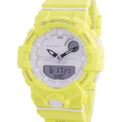 Kunnostettu Casio G-Shock analoginen digitaalinen hartsihihna valkoinen kellotaulu kvartsi GMA-B800-9A 200M miesten kello