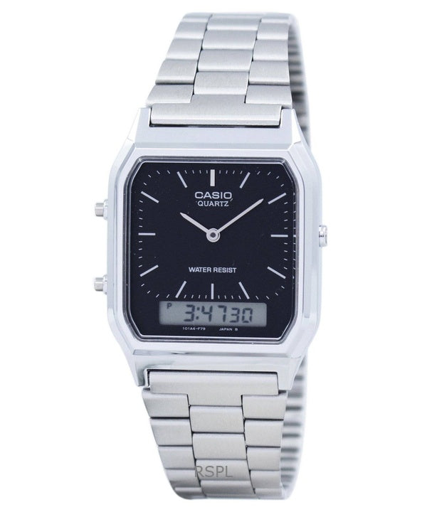 Kunnostettu Casio Youth analoginen digitaalinen kvartsi AQ-230A-1DHDF Unisex kello