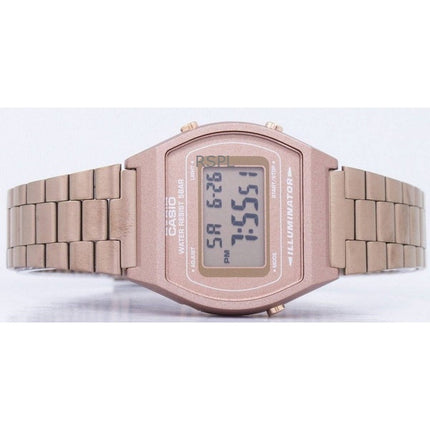 Kunnostettu Casio digitaalinen ruostumattomasta teräksestä valmistettu kvartsi B640WC-5ADF miesten kello