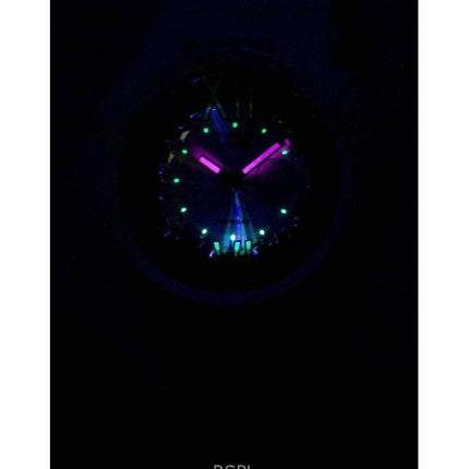 Kunnostettu Casio Baby-G analoginen digitaalinen neonvalaisin Quartz BGA-160-7B2DR naisten kello