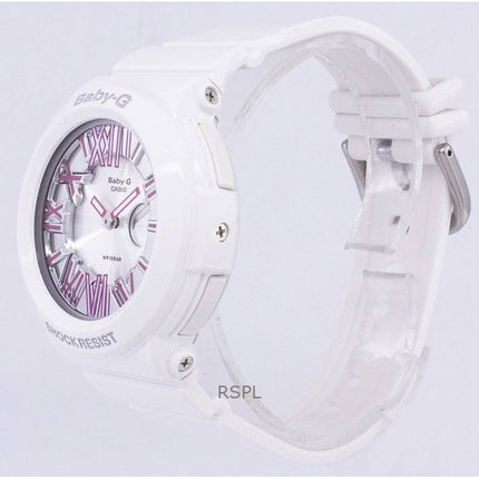 Kunnostettu Casio Baby-G analoginen digitaalinen neonvalaisin Quartz BGA-160-7B2DR naisten kello
