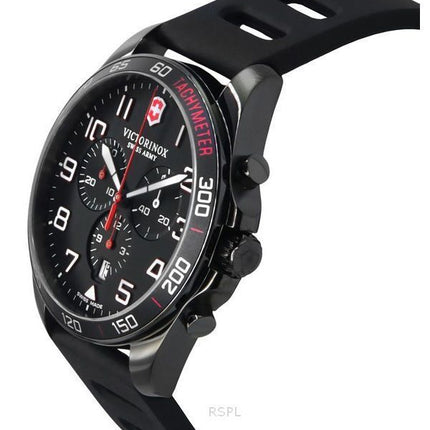 Victorinox Swiss Army Fieldforce Sport Chronograph Kumihihna Musta Kellotaulu Quartz 241889 100M Miesten kello