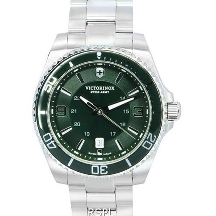 Victorinox Maverick Green Dial Quartz 241934 100M miesten kello