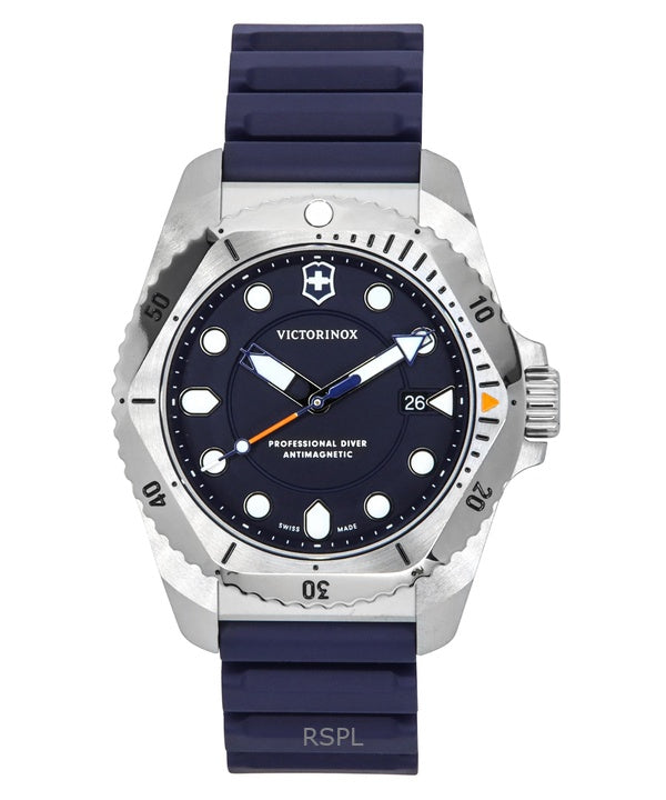 Victorinox Dive Pro -kumisilmukkainen sinisellä kellotaululla varustettu kvartsi-sukelluskello 241991 300M miesten kello