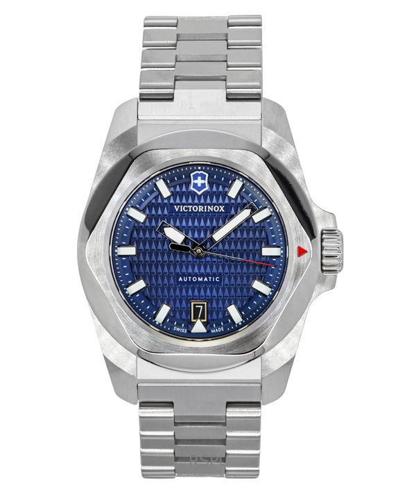 Victorinox INOX ruostumattomasta teräksestä valmistettu sininen kellotaulu automaattinen 242020 200M miesten kello