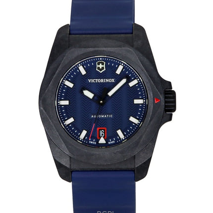 Victorinox INOX kumirannekkeella, sinisellä kellotaululla varustettu automaattinen sukeltajan 242022-1 200M miesten kello lahjasetillä