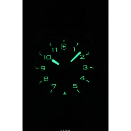 Victorinox Swiss Army -nahkahihnalla varustettu automaattinen 242044 100M miesten kello