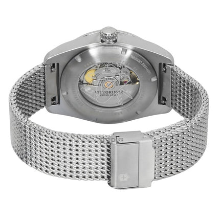 Victorinox Swiss Army ruostumattomasta teräksestä valmistettu sininen kellotaulu automaattinen 242045 100M miesten kello