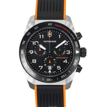 Victorinox Swiss Army Chronograph -kvartsikello, musta kellotaulu, 242050, miesten kello