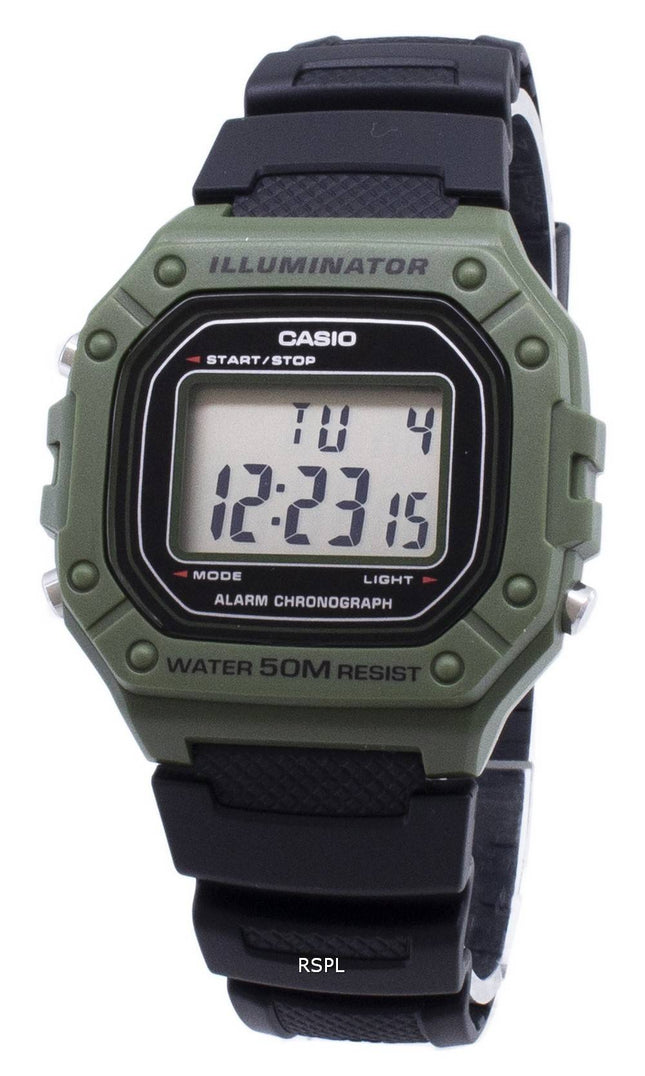 Casio Youth W-218H-3BY W218H-3BY digitaalinen miesten Kello