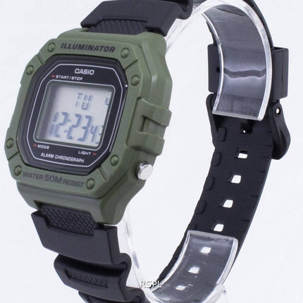 Casio Youth W-218H-3BY W218H-3BY digitaalinen miesten Kello