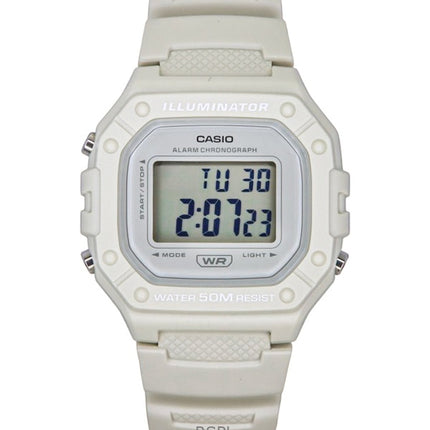 Casio nuorten digitaalinen hartsiranneke kvartsi W-218HC-8AV unisex-kello