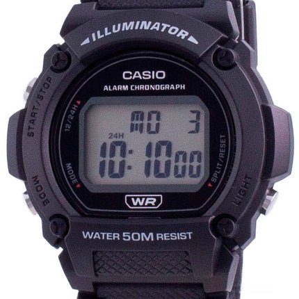 Casio Youth Illuminator Digital W-219H-1A W-219H-1 miesten kello