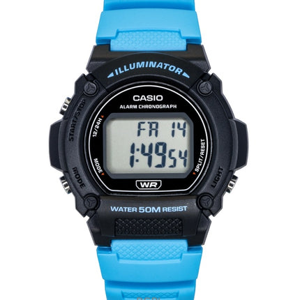 Casio Standard Digital Blue Harts Strap Quartz W-219H-2A2V Miesten Kello