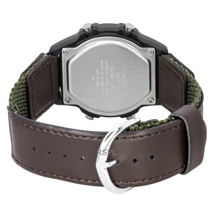 Casio Standard Digitaalinen Nahka- ja Kangasranneke Quartz W-220HF-3AV Unisex Kello