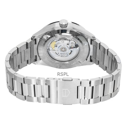 Tag Heuer Carrera ruostumattomasta teräksestä valmistettu musta kellotaulu automaattinen WBN2013.BA0640 100M miesten kello