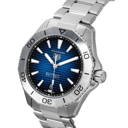 Tag Heuer Aquaracer ruostumattomasta teräksestä valmistettu sininen kellotaulu automaattinen sukeltajan WBP2111.BA0627 200M miesten kello