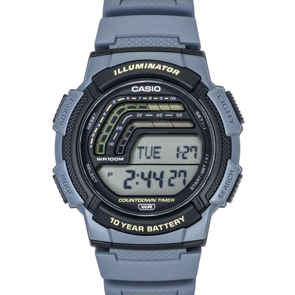 Casio digitaalinen hartsiranneke kvartsi WS-1800-2AV 100M miesten kello