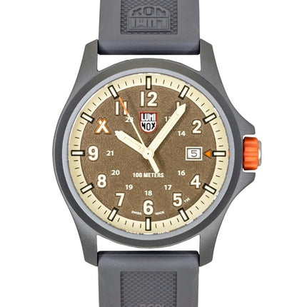 Luminox Bear Grylls Survival Land -kumiranneke, ruskea kellotaulu, kvartsi XB.3716 100M miesten kello