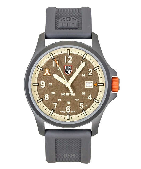 Luminox Bear Grylls Survival Land -kumiranneke, ruskea kellotaulu, kvartsi XB.3716 100M miesten kello