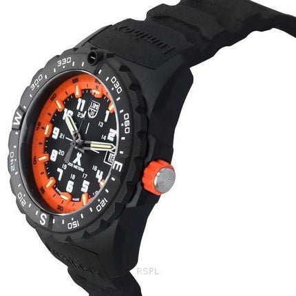 Luminox Bear Grylls Survival Mountain -kumihihna, musta kellotaulu Quartz Diver&#39,s XB.3739 200M miesten kello