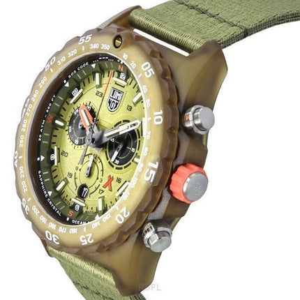 Luminox Bear Grylls Survival ECO Master Chronograph Green Dial Quartz Diver&#39,s XB.3757.ECO 200M miesten kello