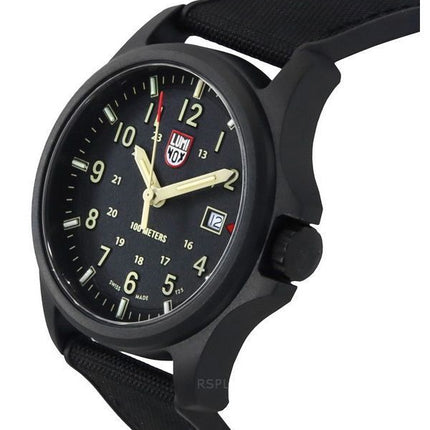 Luminox Atacama Field kumihihna musta kellotaulu Quartz XL.1970.SET 100M miesten kello lisähihnalla
