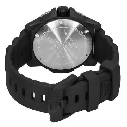 Luminox MIL SPEC -vaikutteinen sotilaallinen kumihihna, musta kellotaulu Quartz Diver's XL.3351.SET 300M miesten kello lahja
